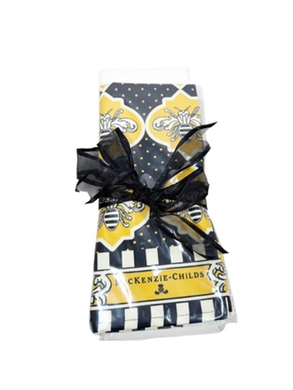 MacKenzie-Childs Queen Bee Dish Towel & Mary Lake Thompson Flour Sack Cotton NWT
